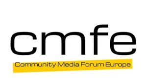 Logo: cmfe - community media Forum Europe